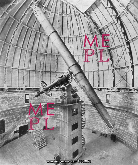 : 40-inch Refractor Telescope, Yerkes Observatory, 1897 : 40-inch Refractor Telescope, Yerkes Observatory, 1897