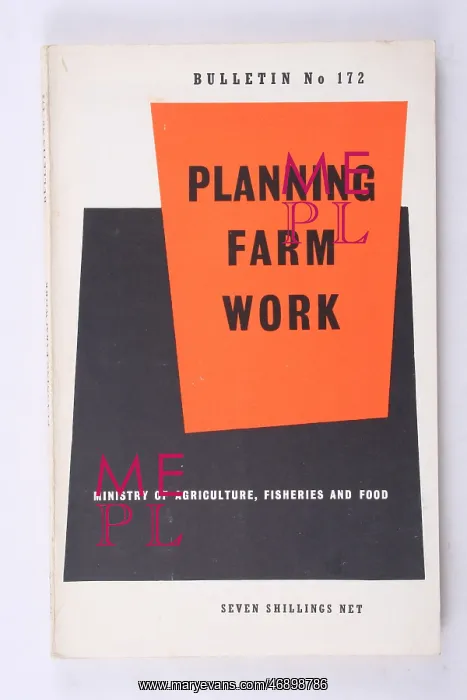 : 40s, 50s, publication, Planning Farm Work, Ministry : 40s, 50s, publication, Planning Farm Work, Ministry