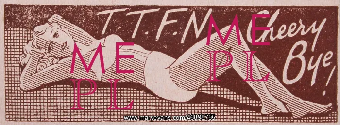 : 40s, publication, Basinful of Fun No. 33, illustration : 40s, publication, Basinful of Fun No. 33, illustration