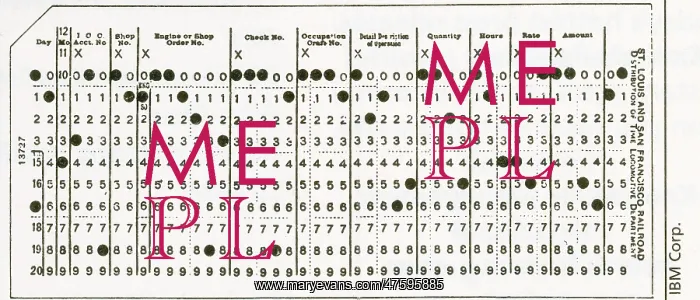 : 45 column punch cards : 45 column punch cards