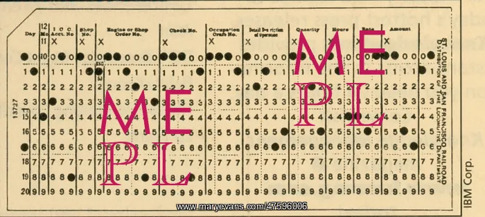  : 45 Column Punch Cards