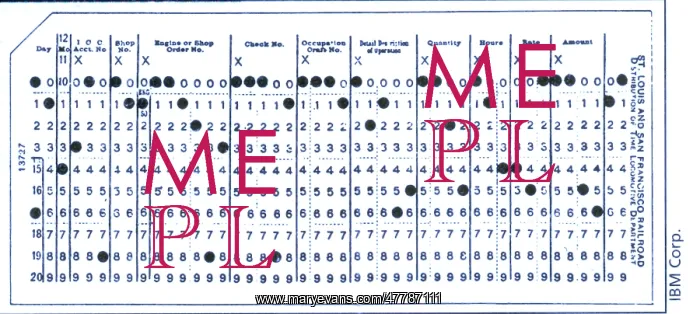 : 45 Column Punch Cards : 45 Column Punch Cards