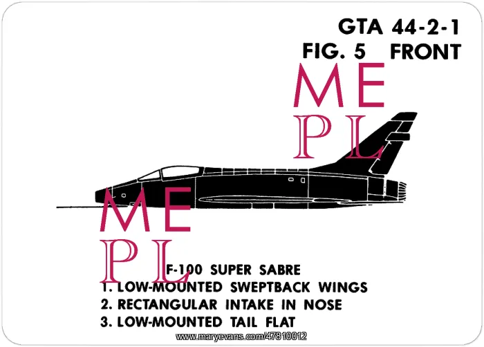 : 5 F-100 Super Sabre : 5 F-100 Super Sabre