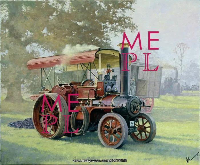 : No 5 Waits its Turn ' Traction Engine : No 5 Waits its Turn ' Traction Engine