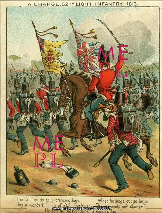  : 52nd Light Infantry making a charge