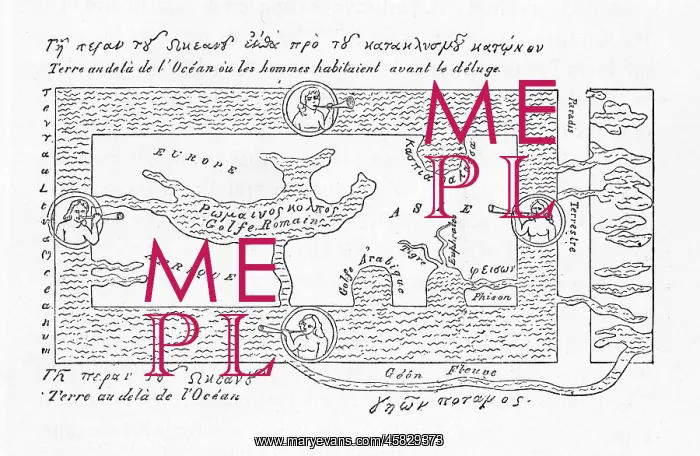 : 6th century World Map : 6th century World Map