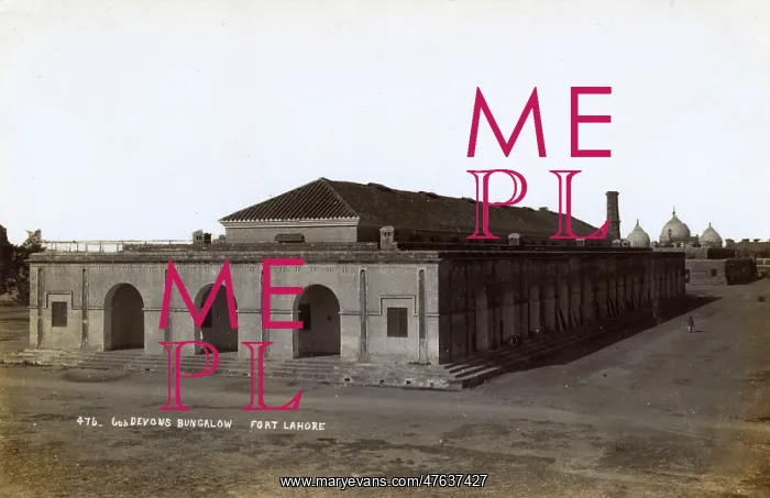: 6th Devons bungalow, Fort Lahore, Lahore, British India : 6th Devons bungalow, Fort Lahore, Lahore, British India