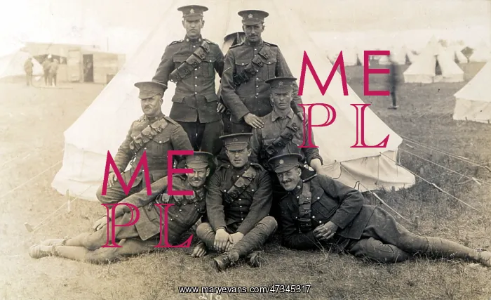 : 7 BRITISH SOLDIERS 1915 : 7 BRITISH SOLDIERS 1915