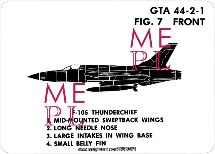  : 7 F-105 Thunderchief