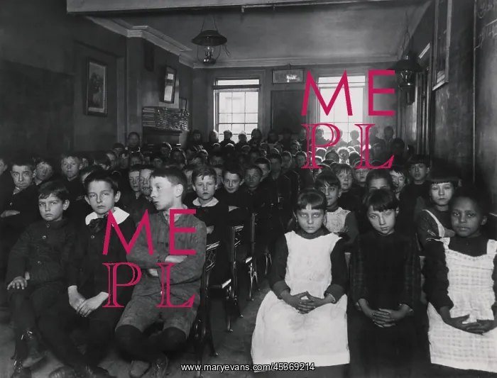 : About 75 children packed into a NYC classroom : About 75 children packed into a NYC classroom