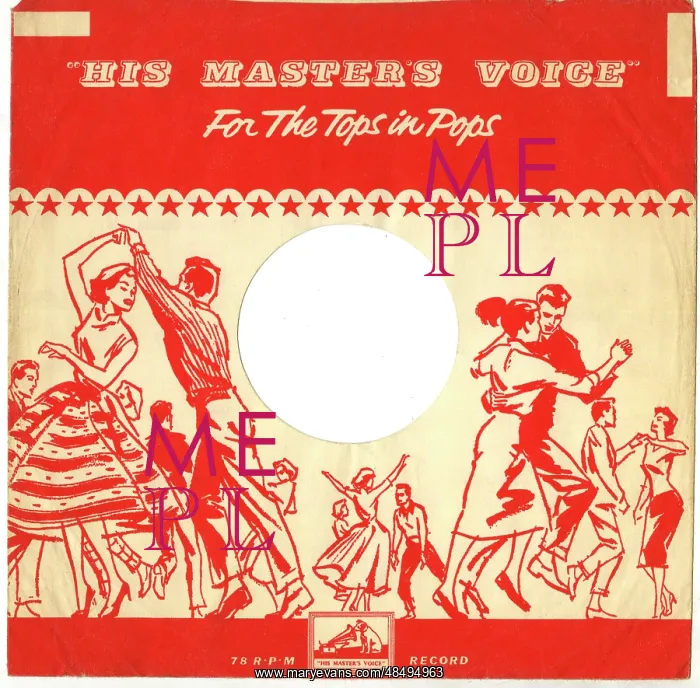 : 78 rpm Cover Sleeve, His Master's Voice : 78 rpm Cover Sleeve, His Master's Voice