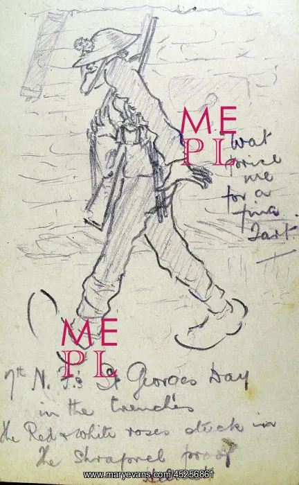 : 7th NF's St George's Day in the trenches : 7th NF's St George's Day in the trenches