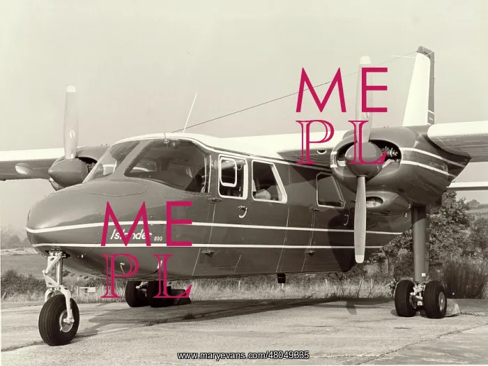 : The 800th Britten-Norman Islander prior to delivery : The 800th Britten-Norman Islander prior to delivery
