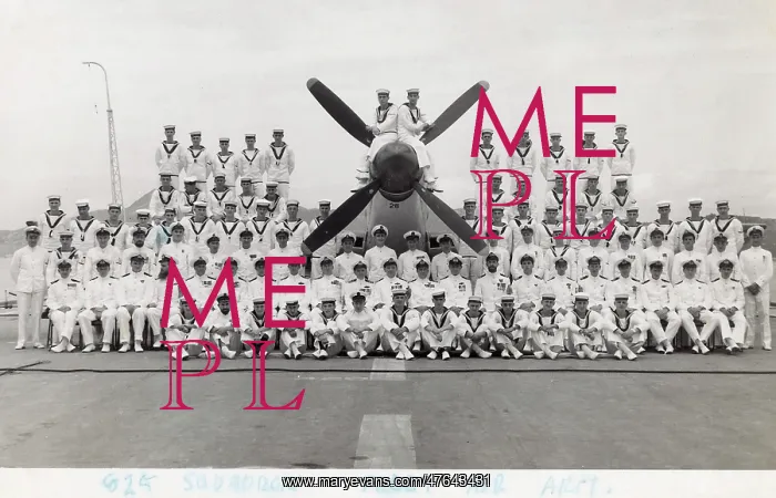 : 825 Squadron on HMS Warrior aircraft carrier : 825 Squadron on HMS Warrior aircraft carrier