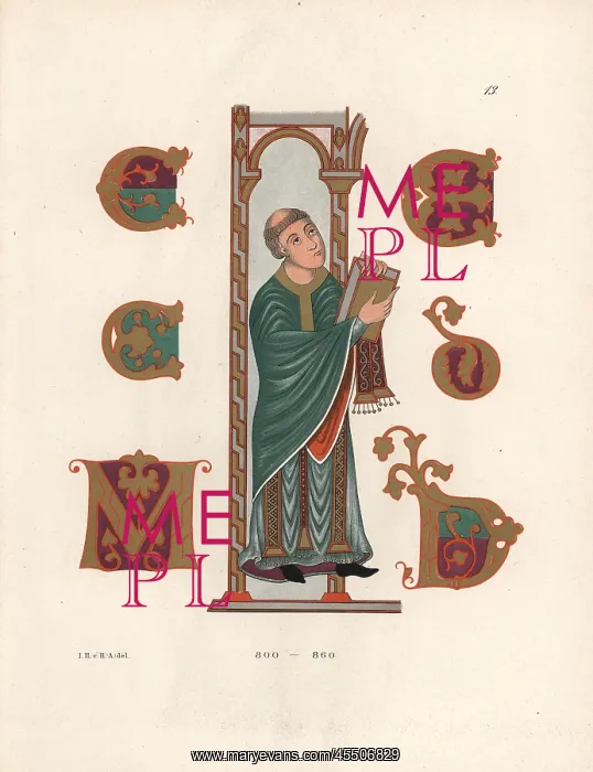 : 9th century priest : 9th century priest