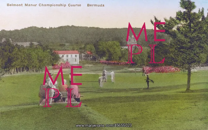: 9th Green - Belmont Manor Golf Course, Bermuda : 9th Green - Belmont Manor Golf Course, Bermuda