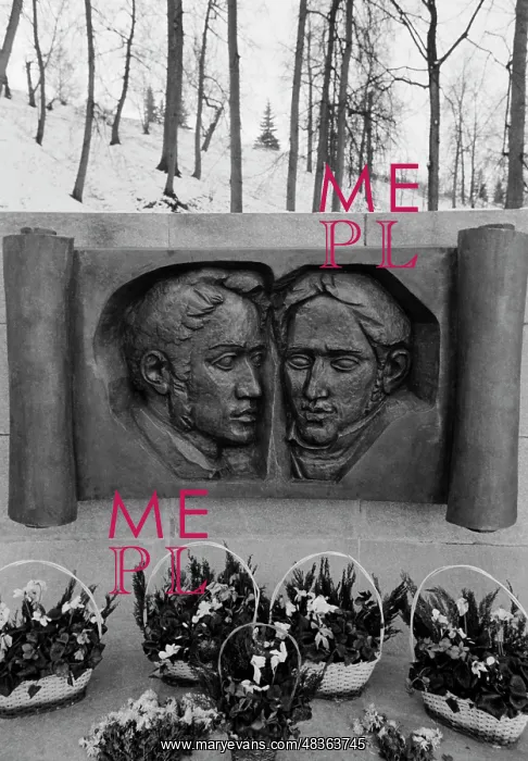 : A. Herzen and N. Ogarev monument : A. Herzen and N. Ogarev monument