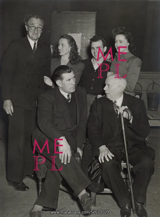 : A. P. Herbert with cast members : A. P. Herbert with cast members