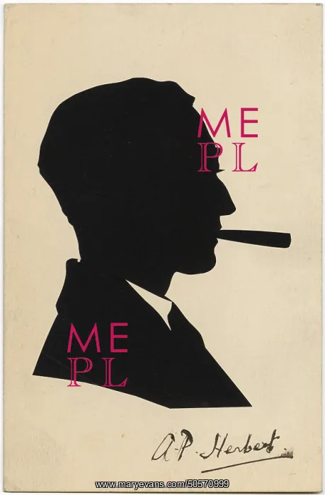 : A. P. Herbert - Silhouette : A. P. Herbert - Silhouette