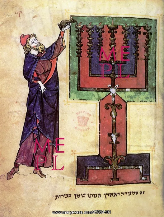  : Aaron Fills Menorah