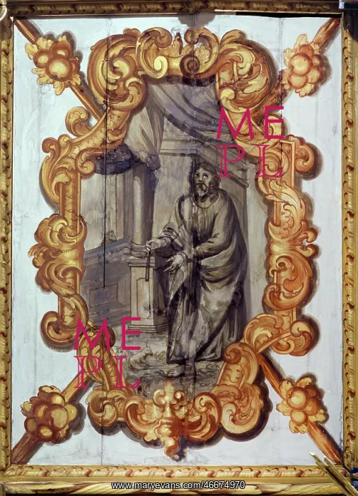 : Aaron before offering in the temple at the day of Atonement : Aaron before offering in the temple at the day of Atonement