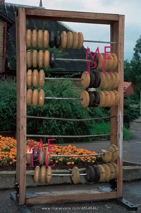 : Abacus, also called a counting frame. Cesis. Latvia : Abacus, also called a counting frame. Cesis. Latvia