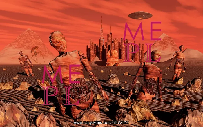 : Abandoned relics from an advanced martian civilization : Abandoned relics from an advanced martian civilization