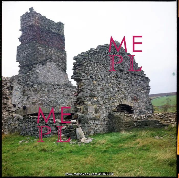 : The abandoned remains of Marrick High Mill (New : The abandoned remains of Marrick High Mill (New