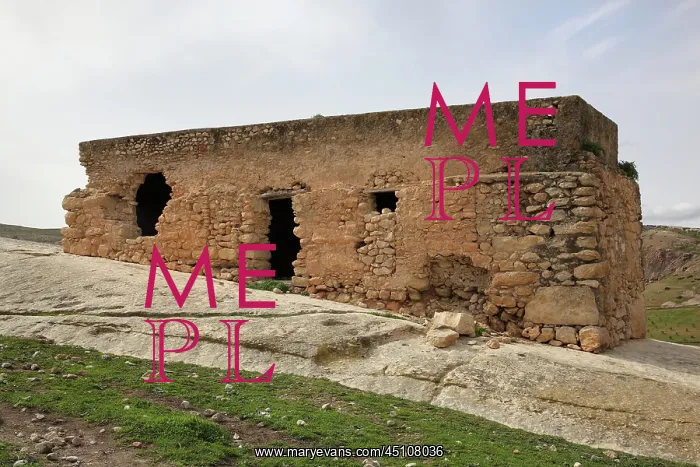 : Abandoned school, Sidi Chahed dam area, Meknes-Tafilalet : Abandoned school, Sidi Chahed dam area, Meknes-Tafilalet