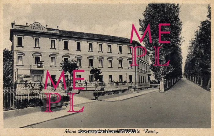 : Abano Terme, Italy - The Roma Hydro : Abano Terme, Italy - The Roma Hydro