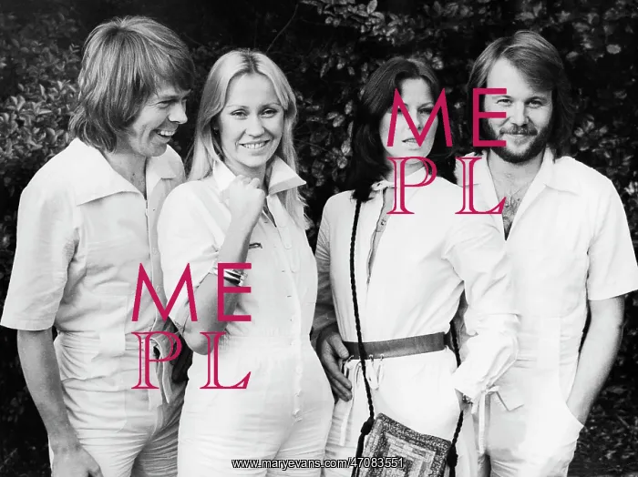 : ABBA, Swedish pop group, in London : ABBA, Swedish pop group, in London