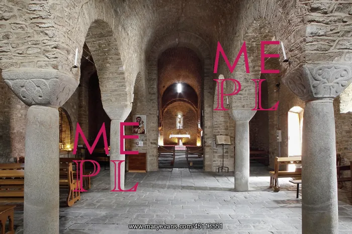 : Abbaye Saint Martin du Canigou, Casteil, Pyrenees : Abbaye Saint Martin du Canigou, Casteil, Pyrenees