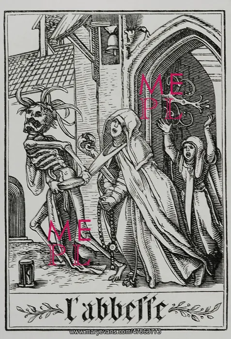 : The Abbess visited by Death. Series The Dance : The Abbess visited by Death. Series The Dance