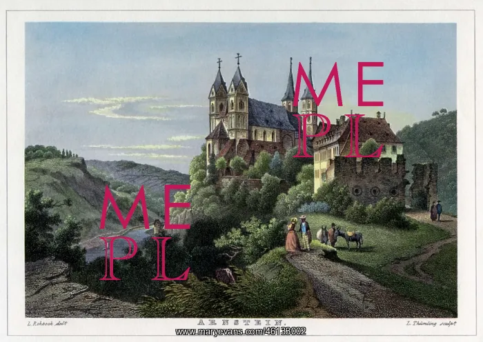 : Abbey Arnstein at the Lahn : Abbey Arnstein at the Lahn