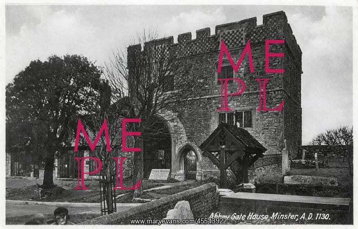 : Abbey Gatehouse, Minster, Isle of Sheppey, Kent : Abbey Gatehouse, Minster, Isle of Sheppey, Kent