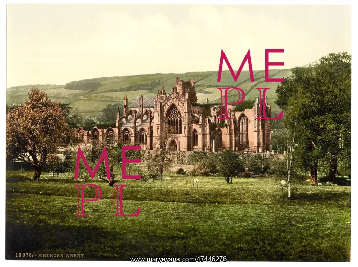 : The Abbey, Melrose, Scotland : The Abbey, Melrose, Scotland