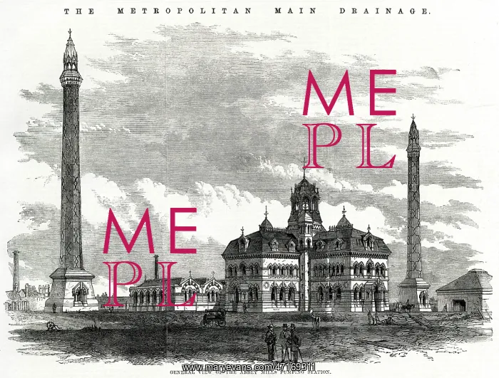 : Abbey Mills Pumping Station 1868 : Abbey Mills Pumping Station 1868