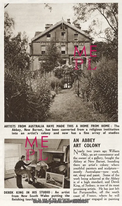 : The Abbey, New Barnet - art colony : The Abbey, New Barnet - art colony