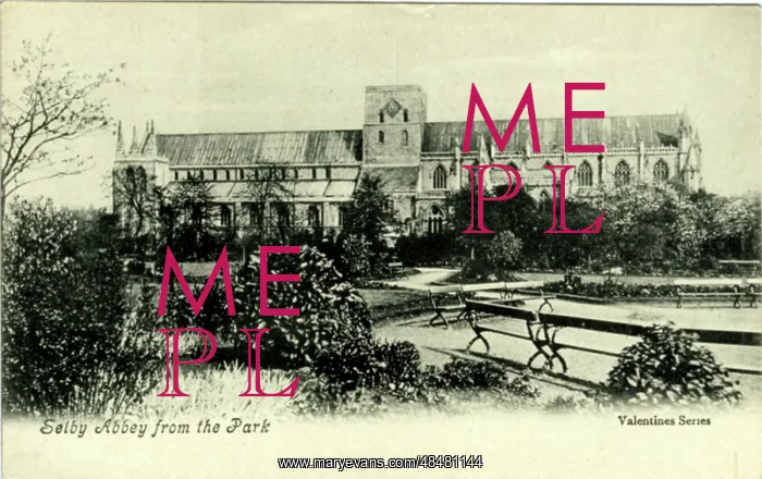 : Abbey from the Park, Selby, Yorkshire : Abbey from the Park, Selby, Yorkshire