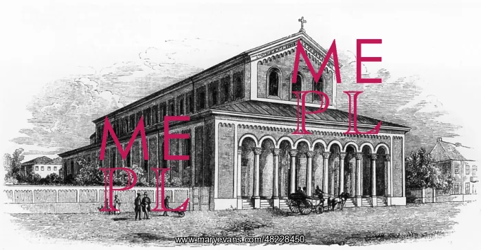 : The Abbey of St. Boniface in Munich, 1844 : The Abbey of St. Boniface in Munich, 1844