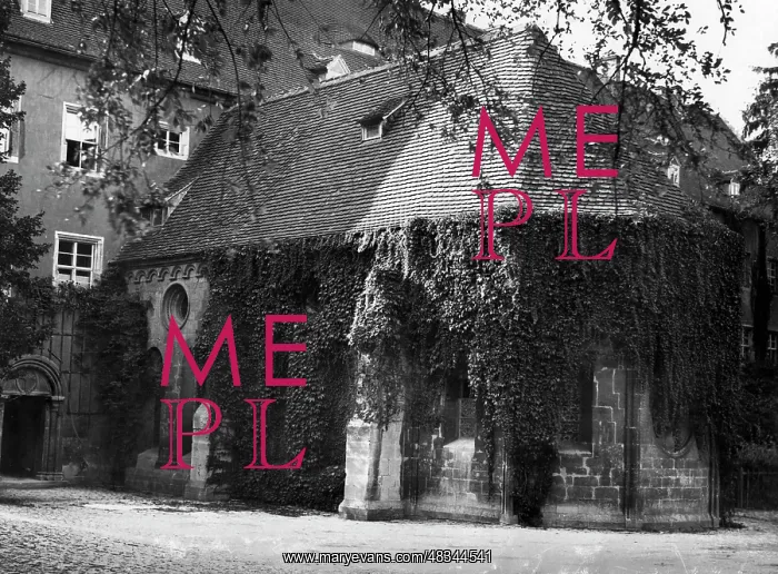 : Abbot's chapel of the Porta Monastery in Schulpforta, 1929 : Abbot's chapel of the Porta Monastery in Schulpforta, 1929