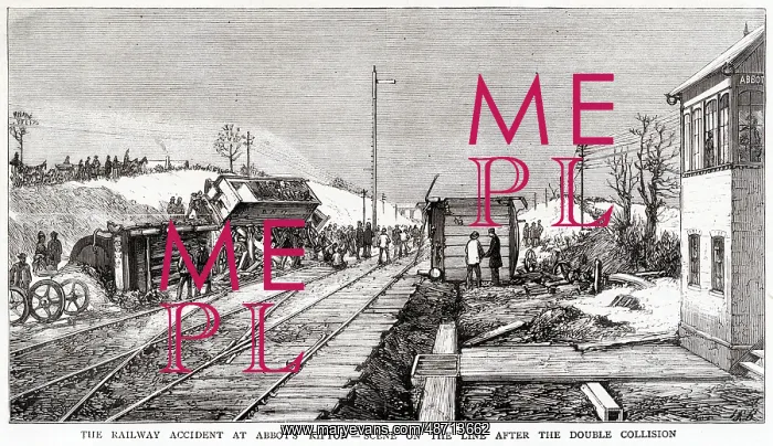 : Abbots Ripton railway accident, Cambridgeshire : Abbots Ripton railway accident, Cambridgeshire