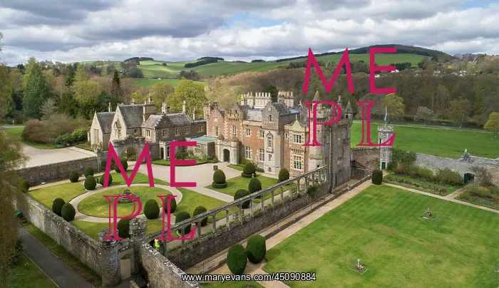 : Abbotsford House, Borders, Scotland : Abbotsford House, Borders, Scotland
