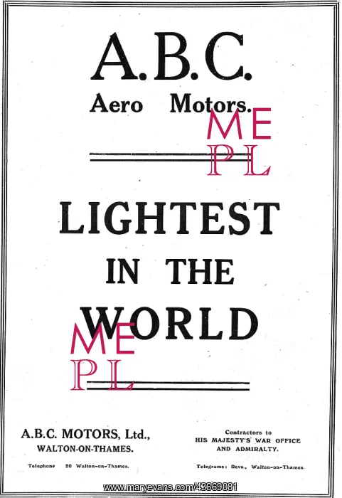 : ABC Aero Motors - Lightest In The World : ABC Aero Motors - Lightest In The World