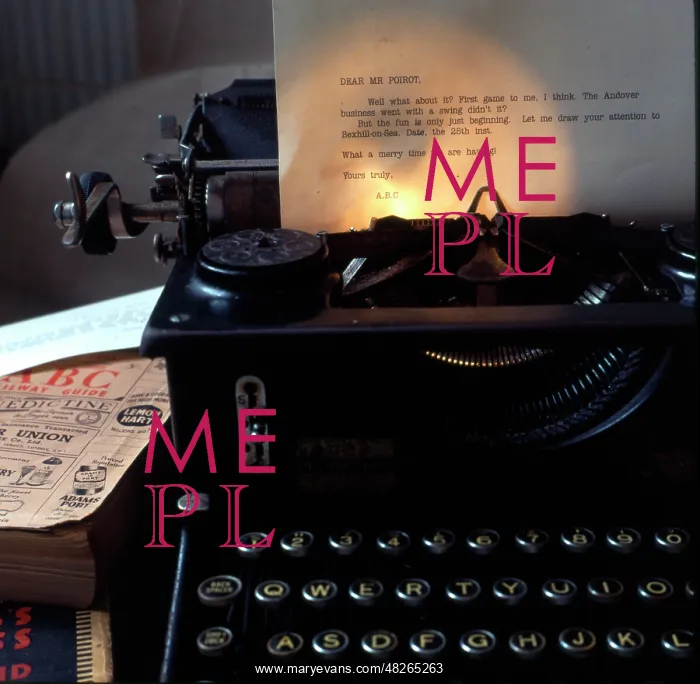  : ABC Murder -Letter and Typewriter