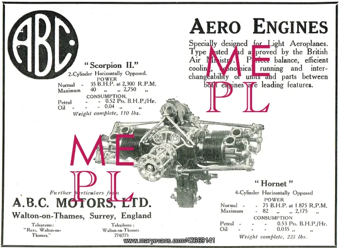 : ABC New Scorpion Mark II 2 Cylinder : ABC New Scorpion Mark II 2 Cylinder