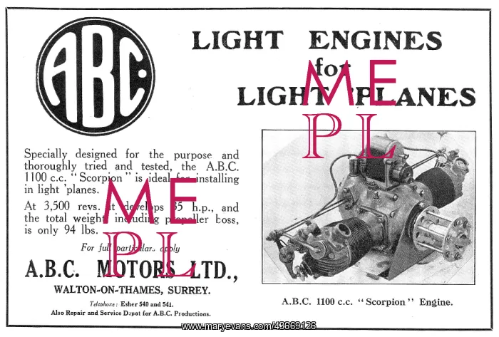: ABC Scorpion Aero Engine : ABC Scorpion Aero Engine