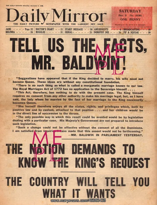 : Abdication Crisis - Edward VIII and Mrs Simpson : Abdication Crisis - Edward VIII and Mrs Simpson