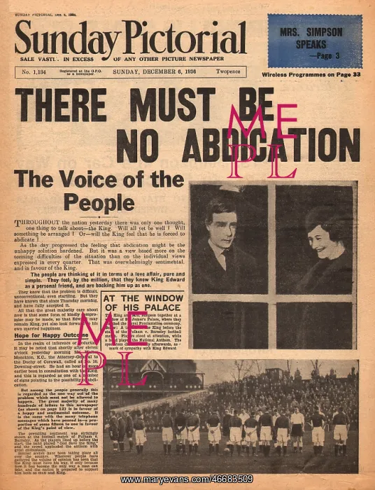 : Abdication Crisis -- Edward VIII and Mrs Simpson : Abdication Crisis -- Edward VIII and Mrs Simpson