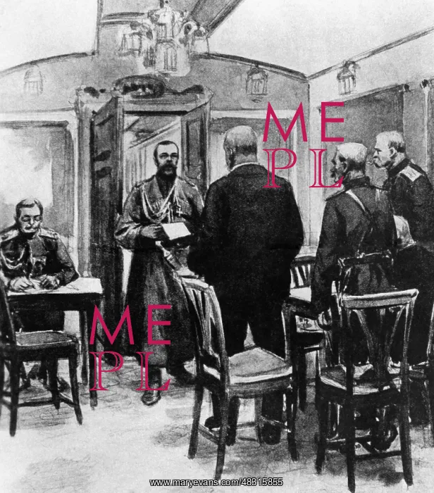 : Abdication of the Tsar, 1917 : Abdication of the Tsar, 1917